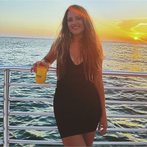 Adika Port Ruched Halter Mini Dress